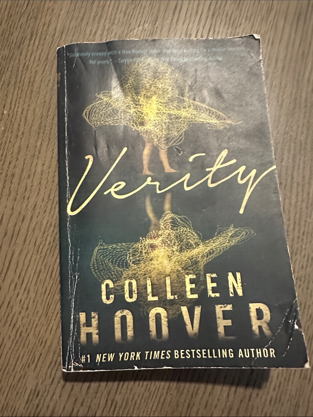 Verity by Colleen Hoover - Black with Gold Accent Paperback